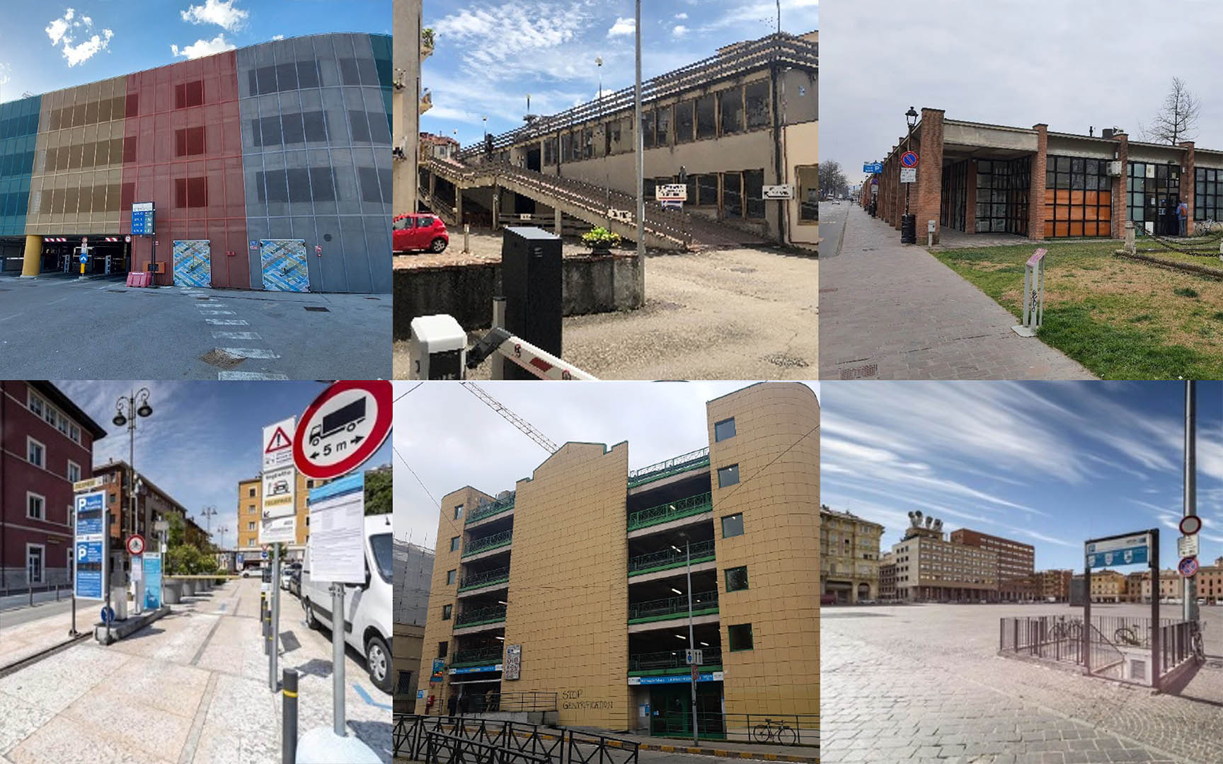 Arpinge Parcheggi. Bologna  Torino  Verona  Potenza  Arezzo  Parma