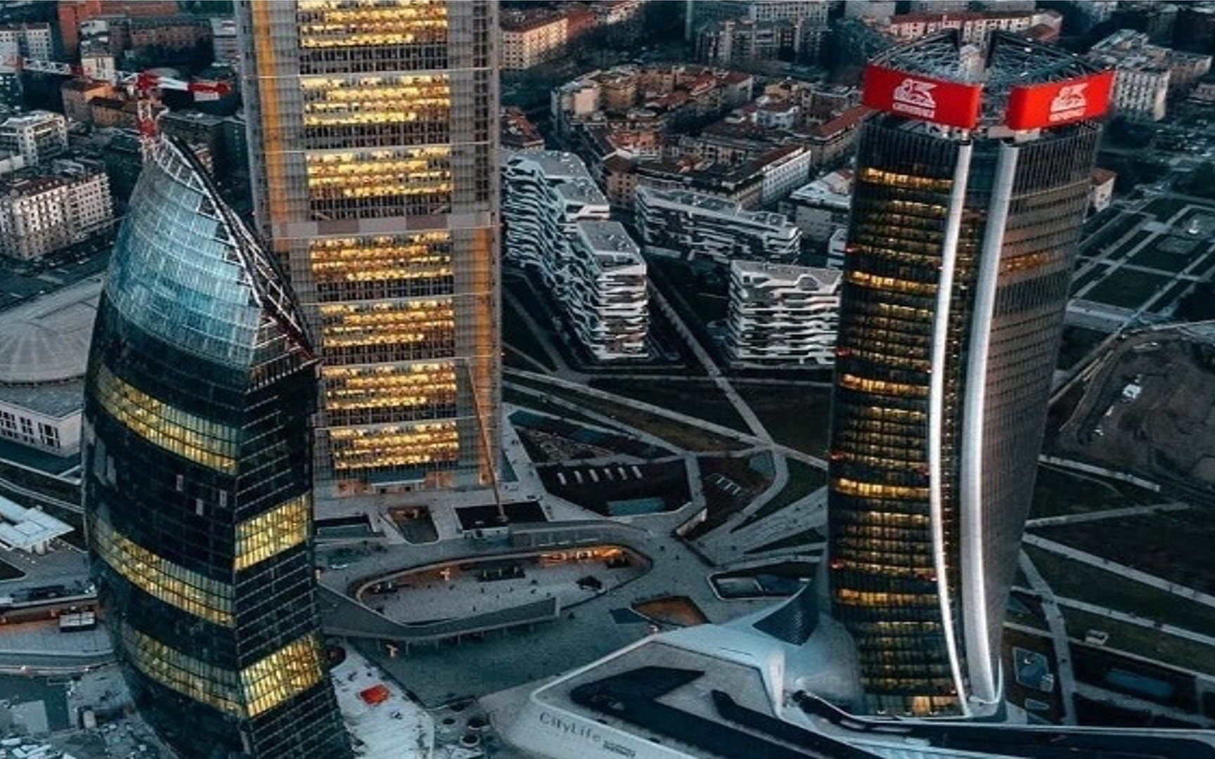 CityLife Milano. Cantiere e residenziale di lusso.