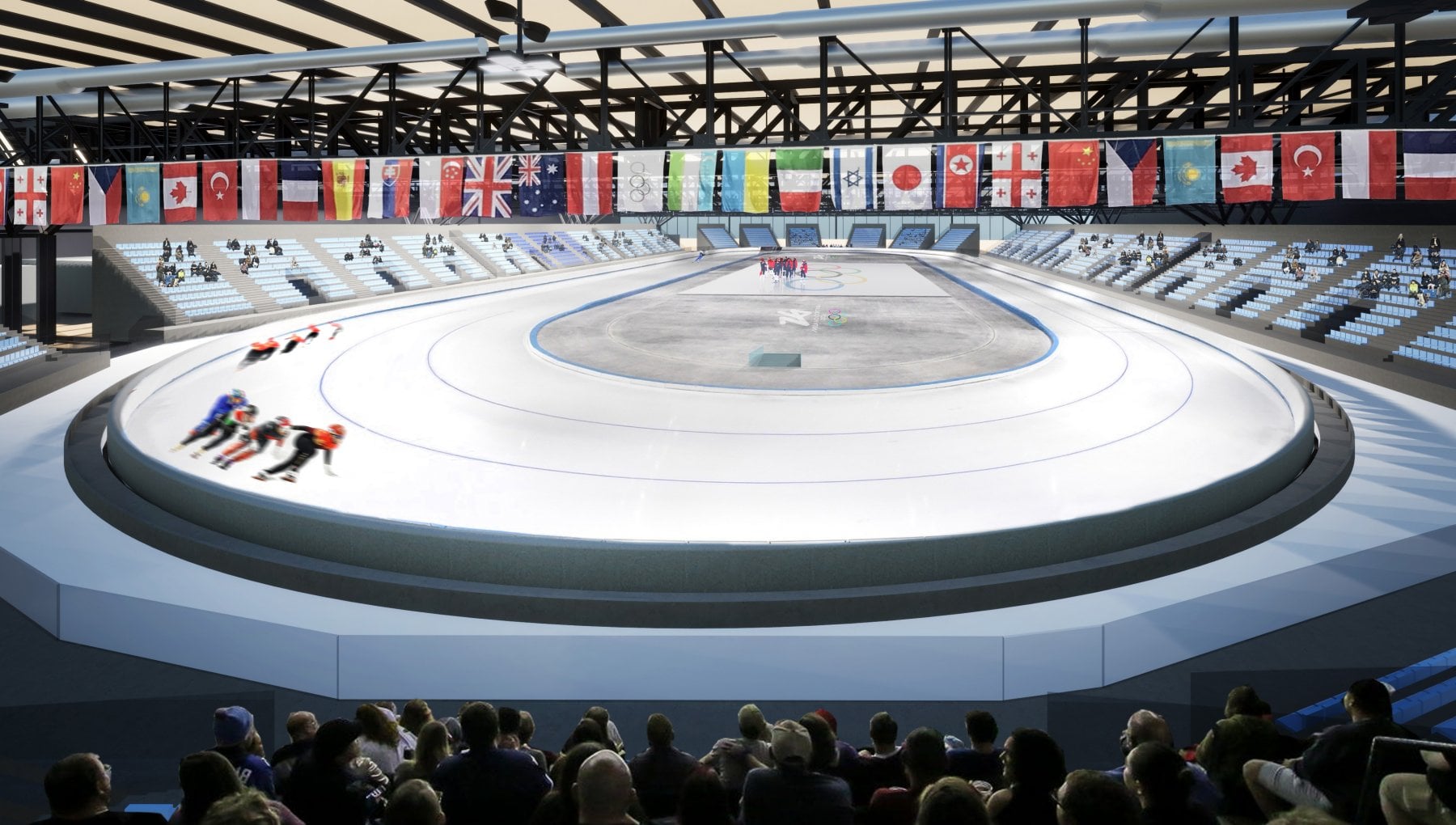 Pista di Ghiaccio per Olimpiadi 2026